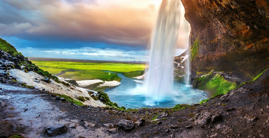 Waterfalls in Iceland