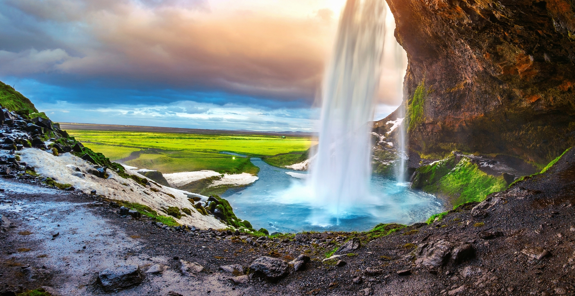 Waterfalls in Iceland